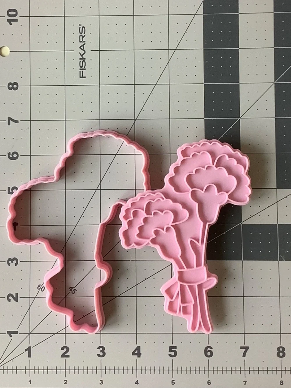 4 Floral Cookie Cutter & Embosser Set | Tulips & Flower Bouquets